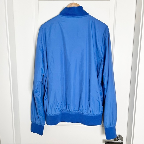 Lacoste Live Retro Y2K Style Zip-Up Sports Track Jacket- Blue, Men's Large - Picture 5 of 10